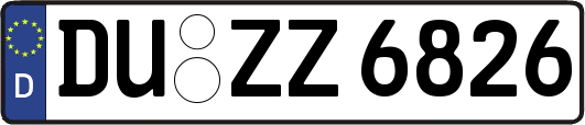 DU-ZZ6826