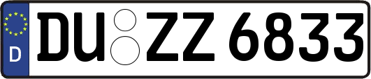 DU-ZZ6833