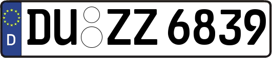 DU-ZZ6839