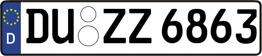 DU-ZZ6863