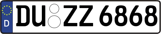 DU-ZZ6868