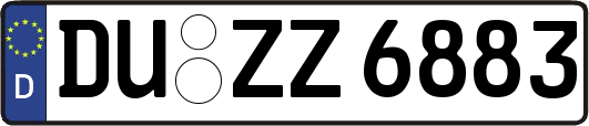 DU-ZZ6883