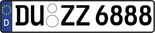 DU-ZZ6888