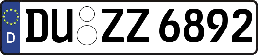 DU-ZZ6892