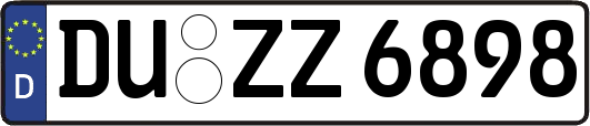 DU-ZZ6898
