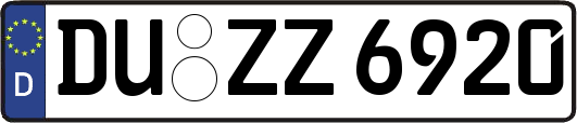 DU-ZZ6920