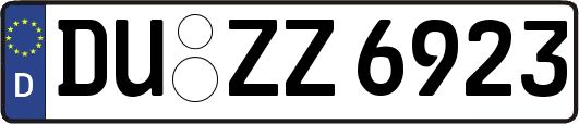 DU-ZZ6923
