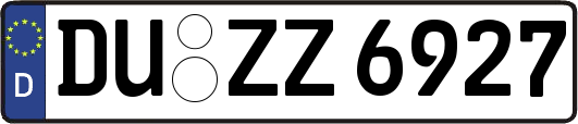 DU-ZZ6927