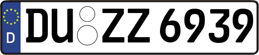 DU-ZZ6939