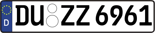 DU-ZZ6961