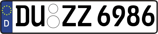 DU-ZZ6986