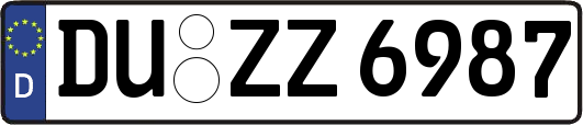 DU-ZZ6987