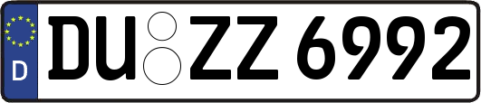 DU-ZZ6992