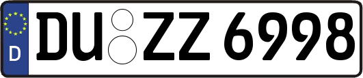 DU-ZZ6998