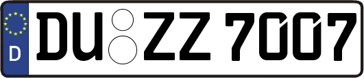 DU-ZZ7007