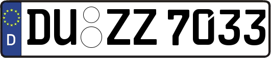 DU-ZZ7033