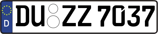 DU-ZZ7037