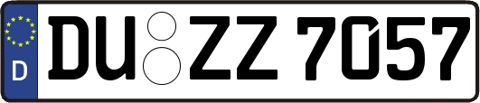 DU-ZZ7057