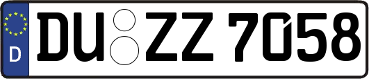 DU-ZZ7058