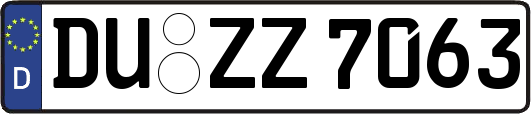 DU-ZZ7063