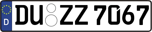 DU-ZZ7067