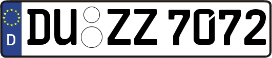 DU-ZZ7072
