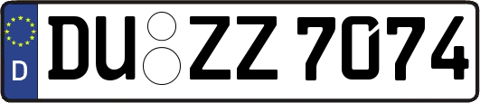 DU-ZZ7074