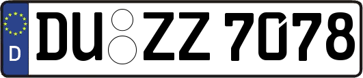 DU-ZZ7078