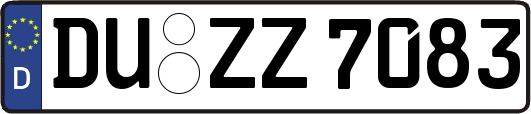 DU-ZZ7083