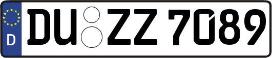 DU-ZZ7089