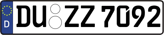 DU-ZZ7092
