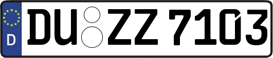 DU-ZZ7103