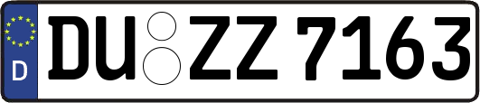 DU-ZZ7163