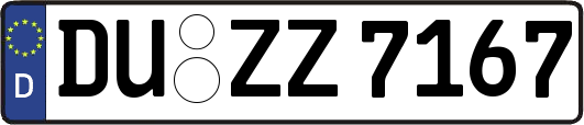 DU-ZZ7167