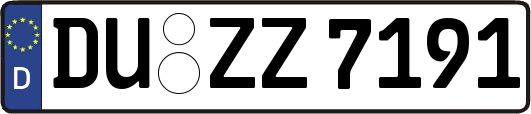 DU-ZZ7191