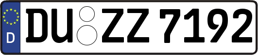 DU-ZZ7192