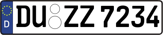 DU-ZZ7234