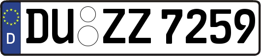 DU-ZZ7259