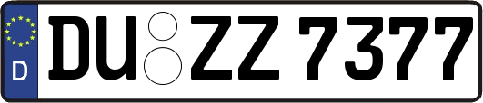DU-ZZ7377