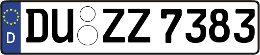 DU-ZZ7383