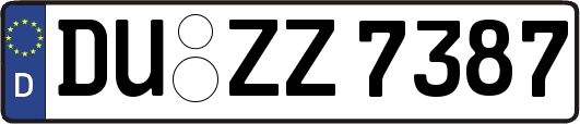 DU-ZZ7387