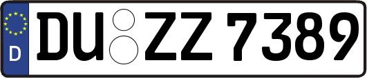 DU-ZZ7389