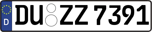 DU-ZZ7391