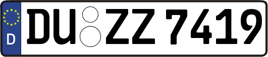 DU-ZZ7419