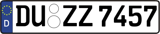 DU-ZZ7457