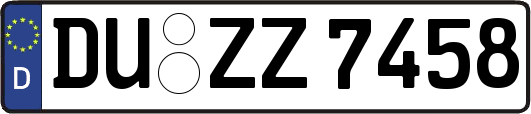 DU-ZZ7458