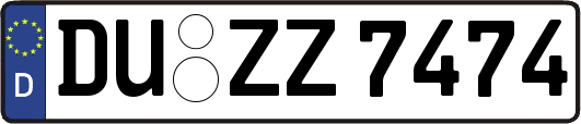 DU-ZZ7474