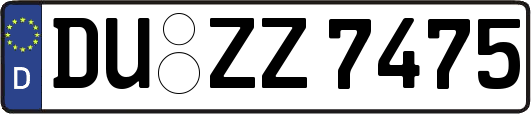 DU-ZZ7475