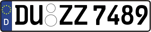 DU-ZZ7489