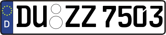 DU-ZZ7503
